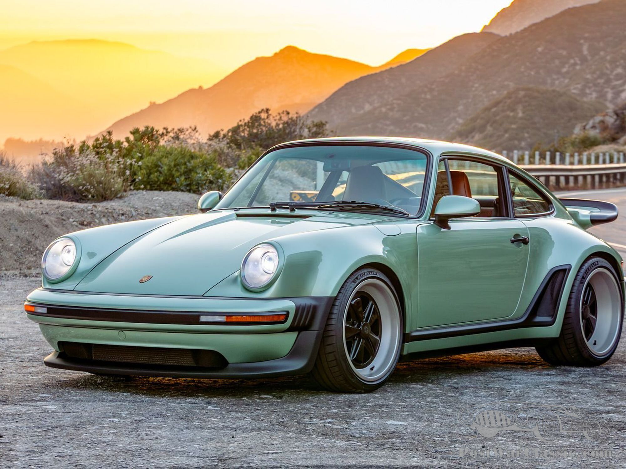 1990 Porsche 911 Reimagined by Singer - Classic Turbo Services "Aurum Verde Commission" | The Quail Auction 2026