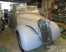 Standard 12 Drophead Coupe for Restoration 1947 SOLD
