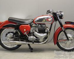BSA A10 Super Rocket 650cc 2 cyl ohv 2801 1961 SOLD