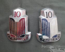 Standard Motor Company badges for Standard