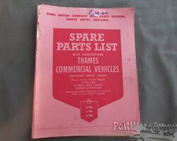 documentation (parts book) for Ford-Thames