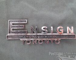 Ensign badges for A variety of cars