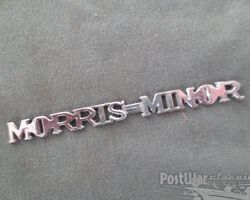 Morris badges for Morris