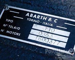 Fiat Abarth 1000 Monomille 1963 for sale
