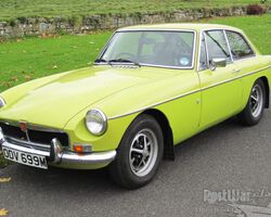 MG MGB GT coupe 1974 SOLD