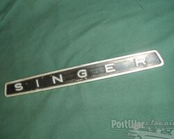 Singer badges for Singer