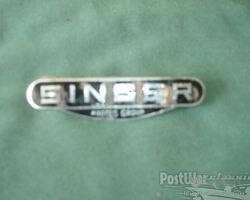 Singer badges for Singer
