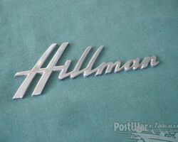 Hillman badges for Hillman