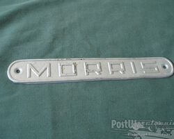 Morris badges for Morris