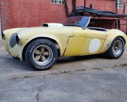 1956 Austin Healey 100-4 race car project plus large parts lot including block, crank, heads, transmission, rear, front shroud, rear fenders, etc....