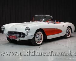 Corvette C1 White & Red '57