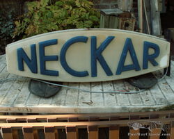 NECKAR enseigne lumineuse