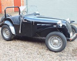 A 1955 Dellow trials car which is in very good condition and is also very rapid!