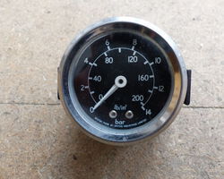 Vintage Smiths Oil/Air Pressure Gauge. 1950's ?
