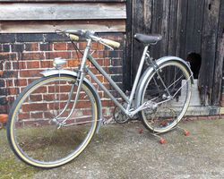 c.1950 Gnome Rhone Dural Aluminium Ladies Bicycle