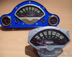 1954, 1955, 1956 Ford Consul, Zephyr Speedometer , gauges. 160 KPH.