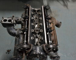 Alfa Romeo 6C cylinder head