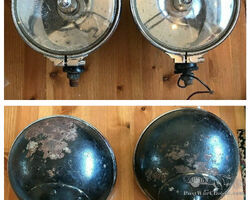 Classic Pair of 1963 Lucas CLR 700 7" Spot Lights
