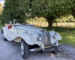 1955 MG TF - Old English White