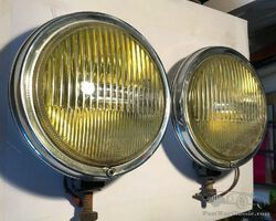 Classic Hella 118 chrome fog lamps Porsche 911 Mercedes W113 W108 W109 W111 VW