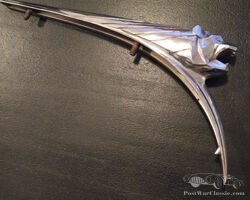 Original car hood ornament Mascot Peugeot 203
