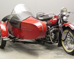 1948 Harley-Davidson Model F “Panhead” 1207 cc OHV V-twin combination
