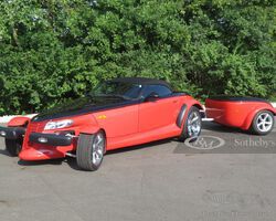 2000 Plymouth Prowler Woodward Edition with Trailer