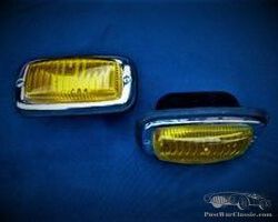 pair of Porsche bumper fog lamps, new old stock