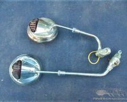 Bubblecar Caravan rearview mirror with turn signal, new old stock