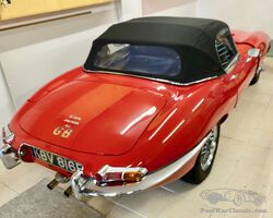 1967 Jaguar E type Series 1 1/2 OTS Roadster.