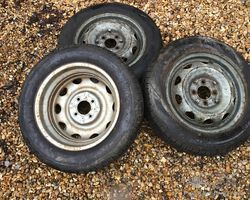 Alfa Romeo steel 15” wheels 1950’s 1960’s