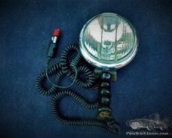 Bosch, for Porsche 911, curved headlight, searchlight police, new old stock