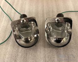 Jaguar number plate lights