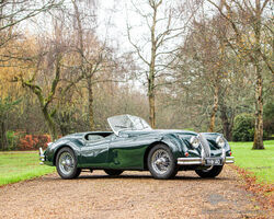 1955 Jaguar XK140 3.8-Litre Roadster | Legends of the Road | Bonhams | February 19, 2021