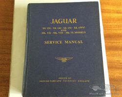 JAGUAR SERVICE MANUAL XK120-140-150-150S MK V11-V111-MK1X