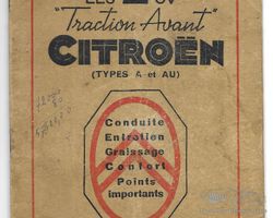 Citroen 2 CV Traction Avant A en Au 1952