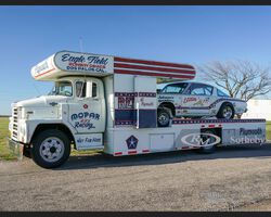 1966 Plymouth Barracuda "Leggin’ It" Drag Car with 1965 Dodge C-500 Hauler | Open Roads | RM Sotheby's | 17 - 25 March 2021