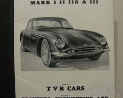TVR Grantura Mk 1 / 2 / 2a / 3 Owner’s manual.