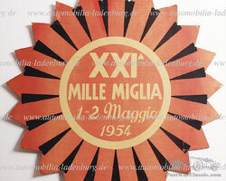 Automobilia Ladenburg - Spring Auction May 7 & 8, 2021 | Mille Miglia advertising sign 1954