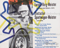 Automobilia Ladenburg - Spring Auction May 7 & 8, 2021 | Porsche 1958 racing poster