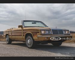 1985 Chrysler LeBaron Town and Country Convertible | RM sotheby's | Handle with Fun Auction