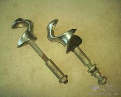 One pair of lamp brackets