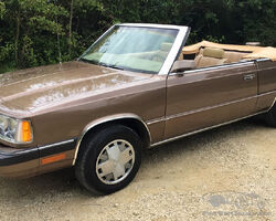 1986 Dodge 600 Convertible | LeBolide Auction | Ending June 18, 2021 - 13.30