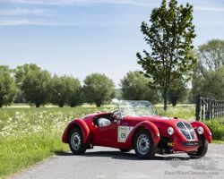 Prachtige Healey Silverstone van 1949 met race historie