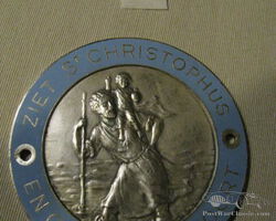 3 St Christopher, Christophus, Christophe, Christoffel car auto badge