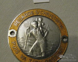 7 St Christopher, Christophus, Christophe, Christoffel car auto badge