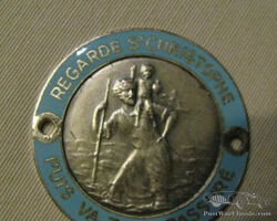 11 St Christopher, Christophus, Christophe, Christoffel car auto badge