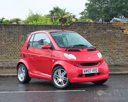 2007 Smart Fortwo Convertible Brabus Red Edition | Historics Auctioneers