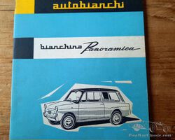 Autobianchi Bianchina Panoramica user manual