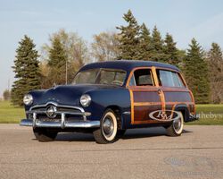 1949 Ford V-8 Custom Station Wagon  | RM Sotheby's | Auburn Fall event | 2 - 5 Sept 2021